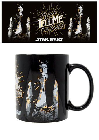 Star Wars Han Solo Never Tell Me The Odds Foil Mug 11oz