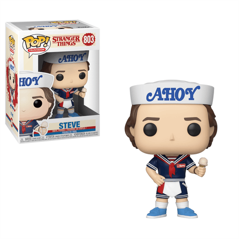 Funko Stranger Things Steve with Hat & Ice Cream Pop! Vinyl Figure