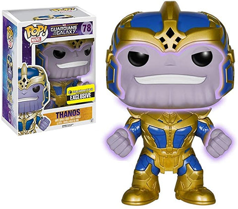 Funko Marvel Guardians of the Galaxy Thanos Glow In The Dark Entertainment Earth Exclusive 6-Inch Pop! Vinyl Figure