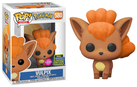 Funko Pokemon Vulpix Flocked Summer Convention 2020 Exclusive Pop! Vinyl Figure